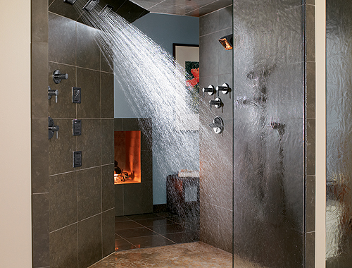 Master suite shower photo
