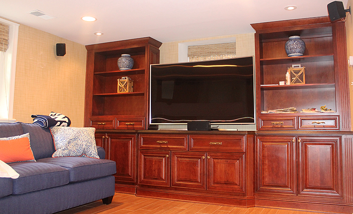 Photo: finished basement remodeling