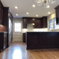 Remodeled Kitchen Dark Cabinets 2