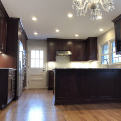 Remodeled Kitchen Dark Cabinets 5