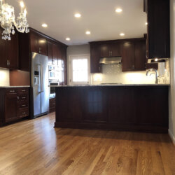 Remodeled Kitchen Dark Cabinets 4