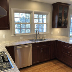 Remodeled Kitchen Dark Cabinets 9