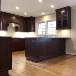 Remodeled Kitchen Dark Cabinets 8