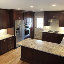 Remodeled Kitchen Dark Cabinets 14