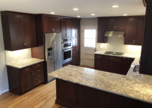 Remodeled Kitchen Dark Cabinets 14