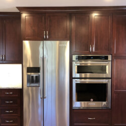 Remodeled Kitchen Dark Cabinets 13