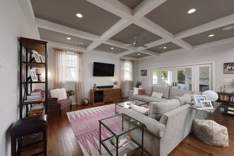Interior of whole house remodel in Alexandria VA