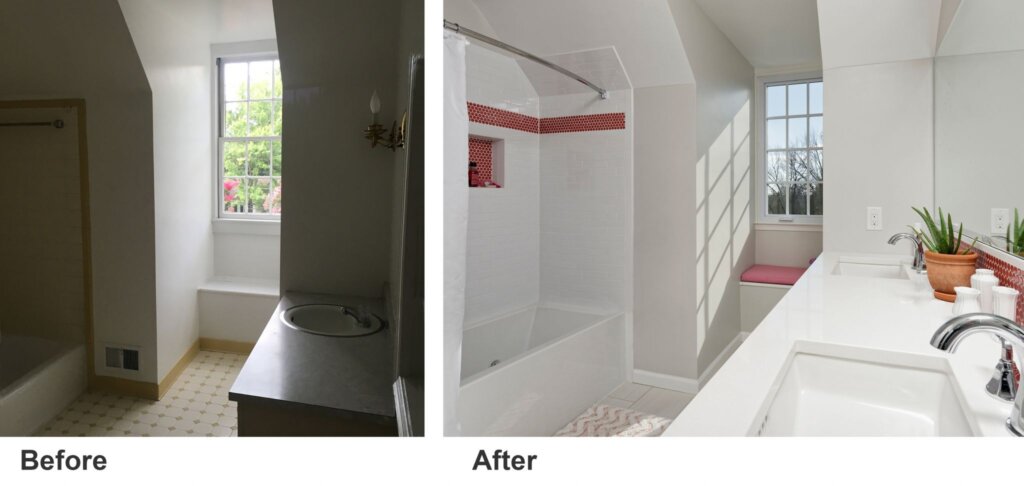 Remodeling before and after photos