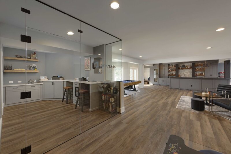 Lego Lab in Finished Basement Ashburn VA