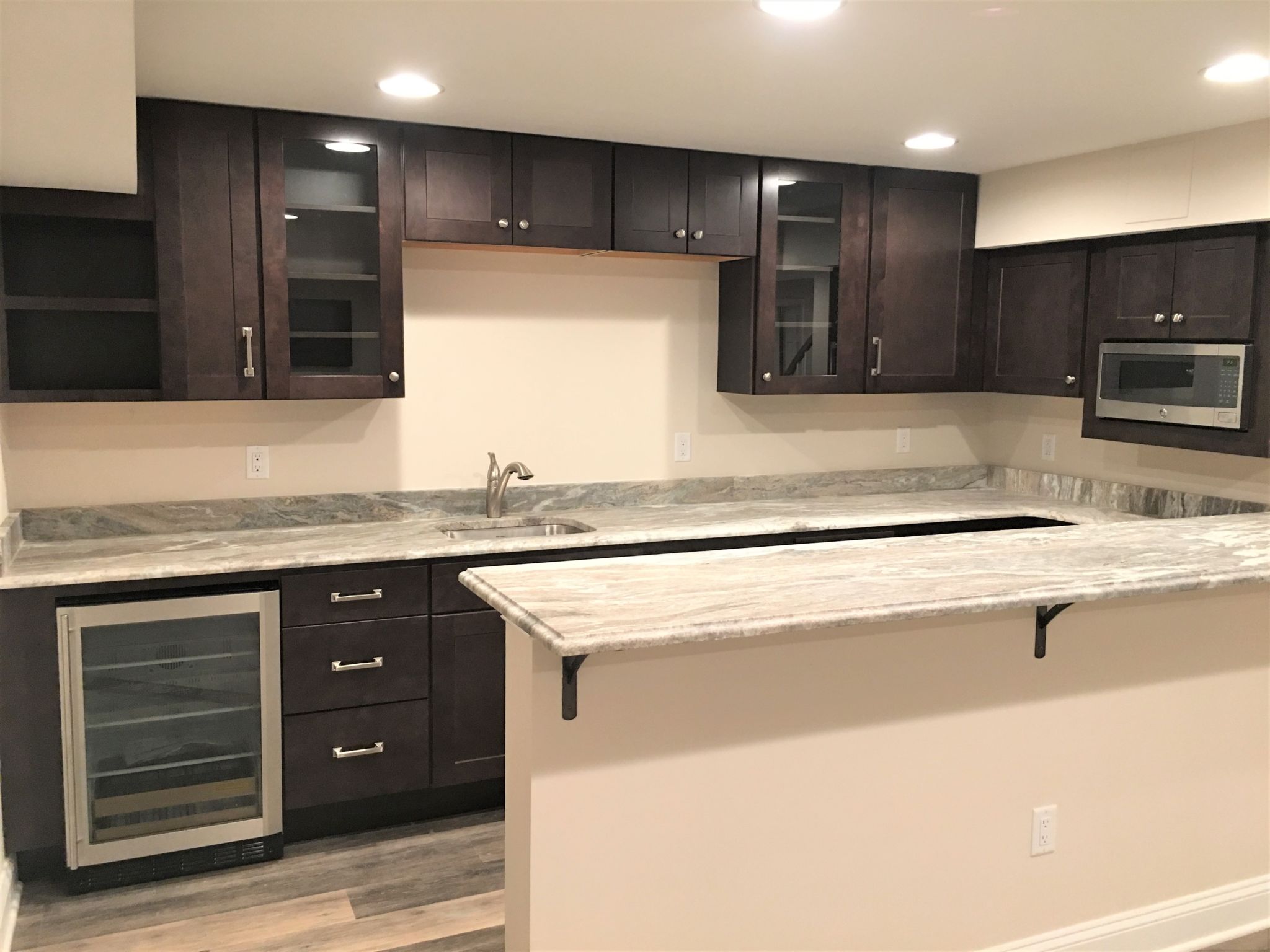 finished basement remodel & web bar fairfax va