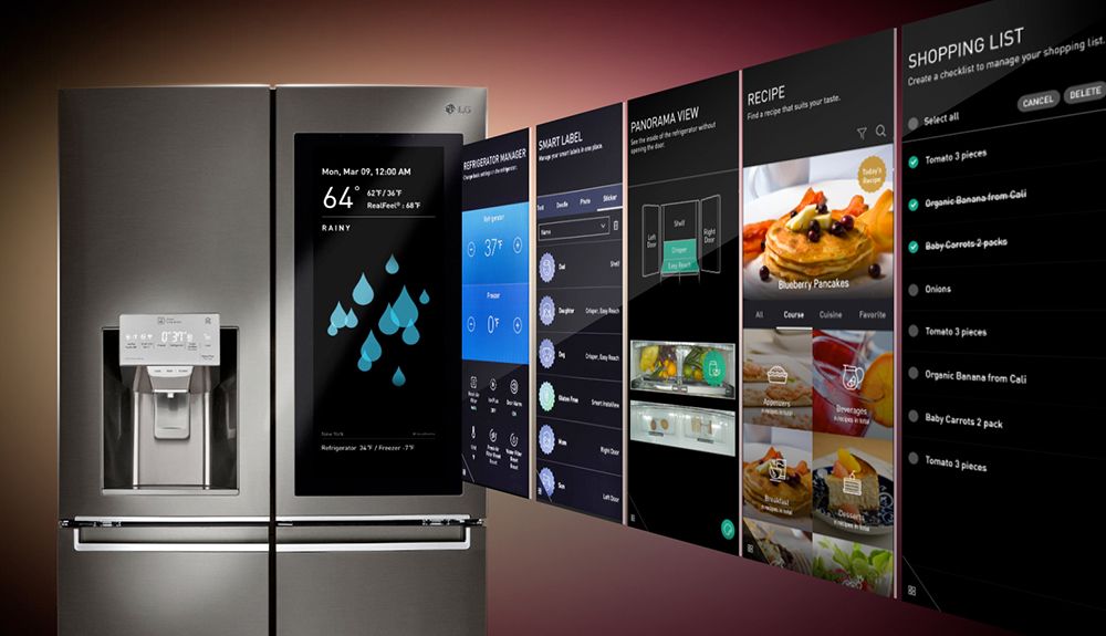 Kitchen and bath trends: smart refrigerator