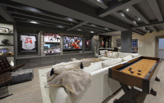 #1 most popular finished basement photo on houzz in 2019