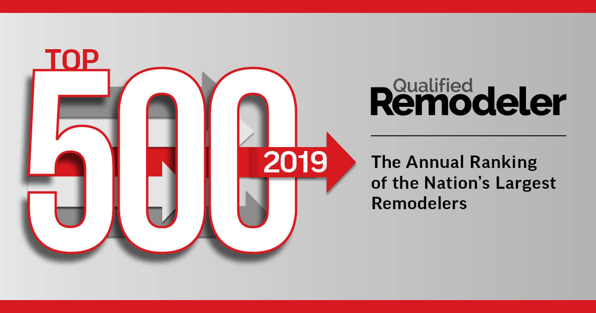 qualified Remodelers top 500 awared