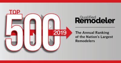 qualified Remodelers top 500 awared