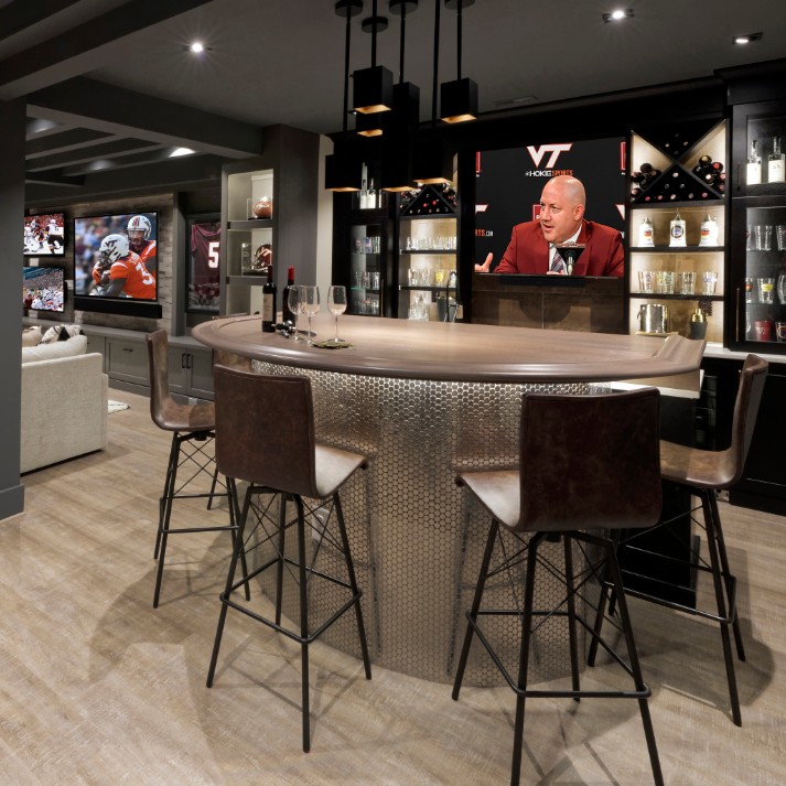 finished basement with wet bar northern virginia