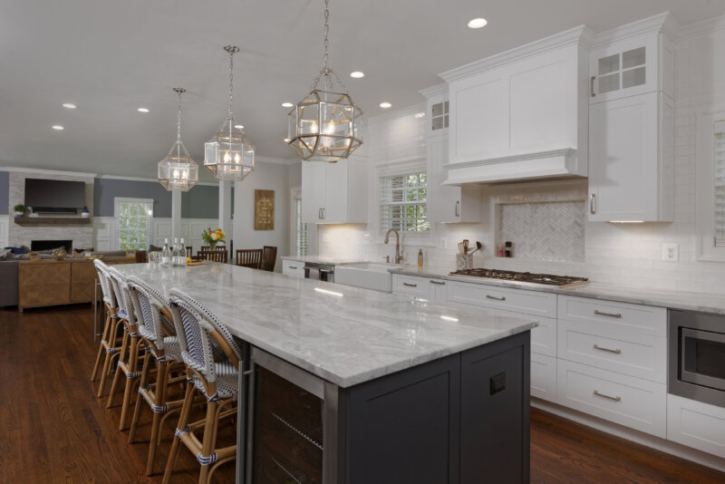 White custom kitchen
