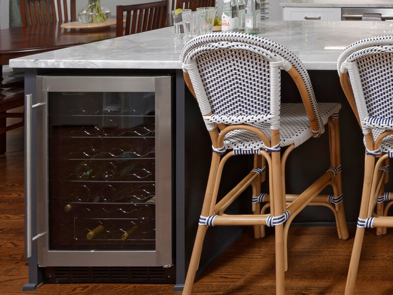 Custom kitchen with island