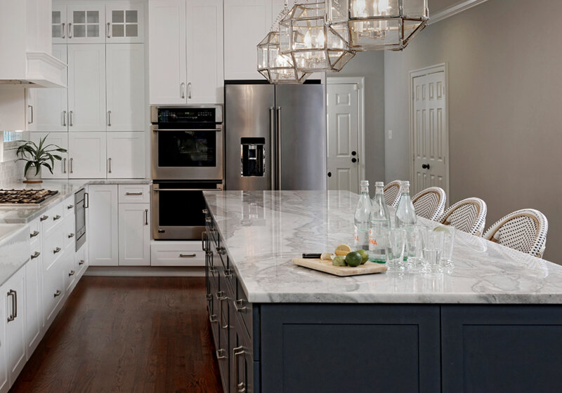 Custom kitchen with island