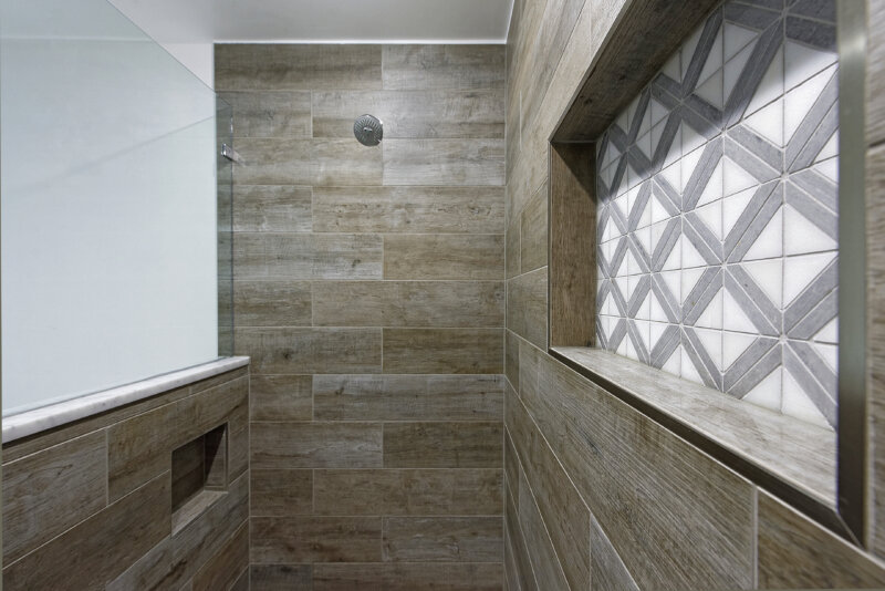 walk-in shower
