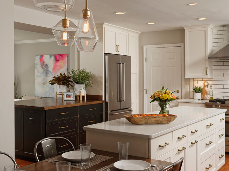 Various kitchen counter materials