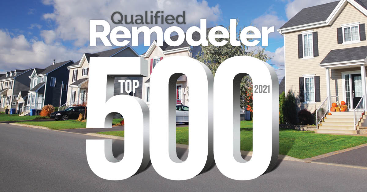 QR TOP 500 List of Remodelers for 2021