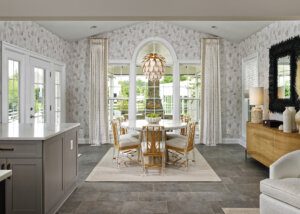 remodeled home addition kitchen breakfast area in northern virginia