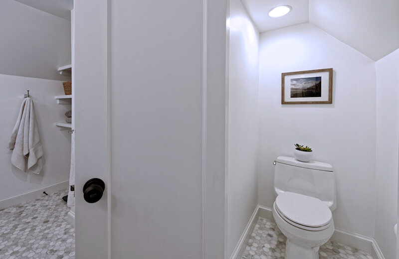 toilet area of large family bathroom